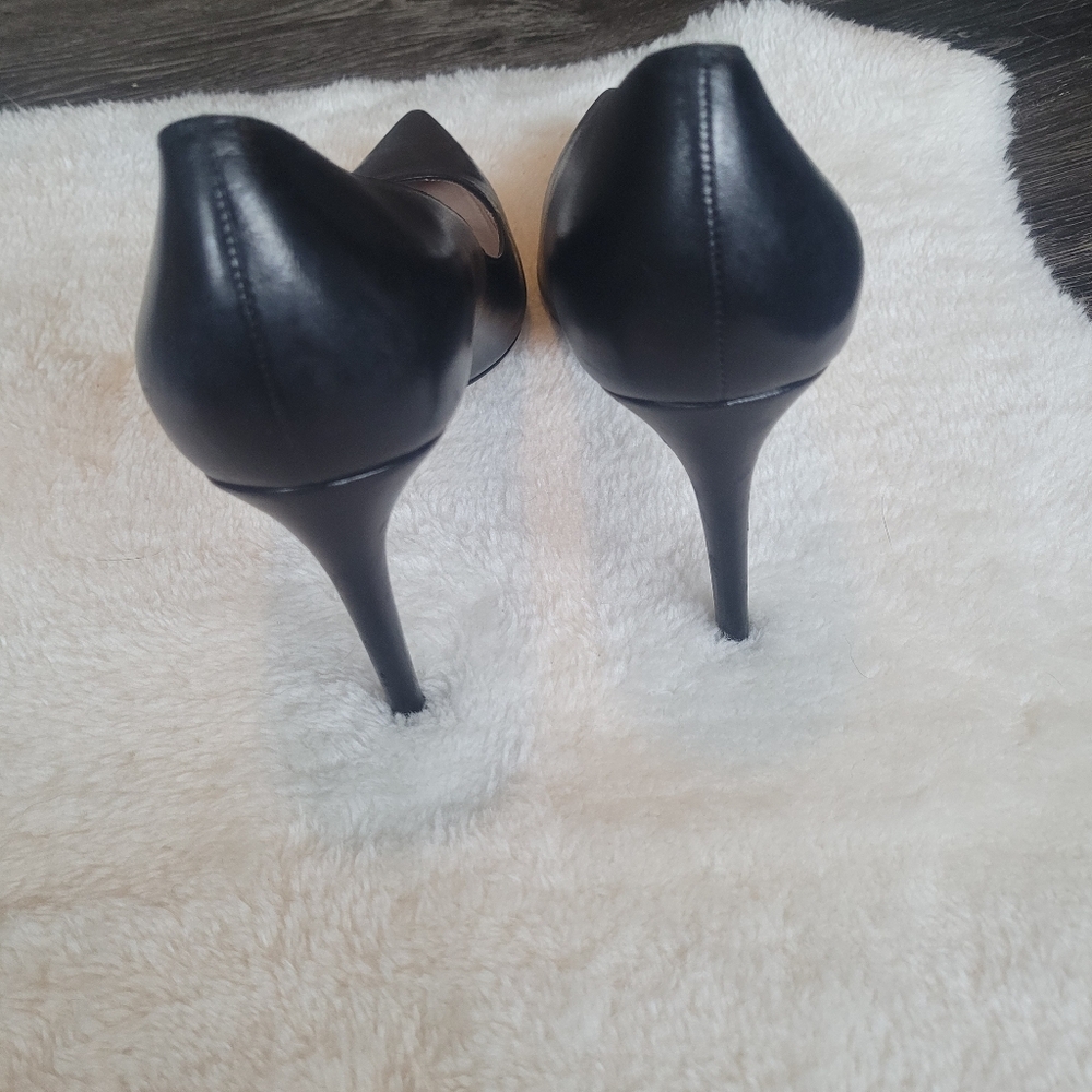 Stuart Weitzman Power 100 Stilettos In Black Size 9.5 - Picture 8 of 16